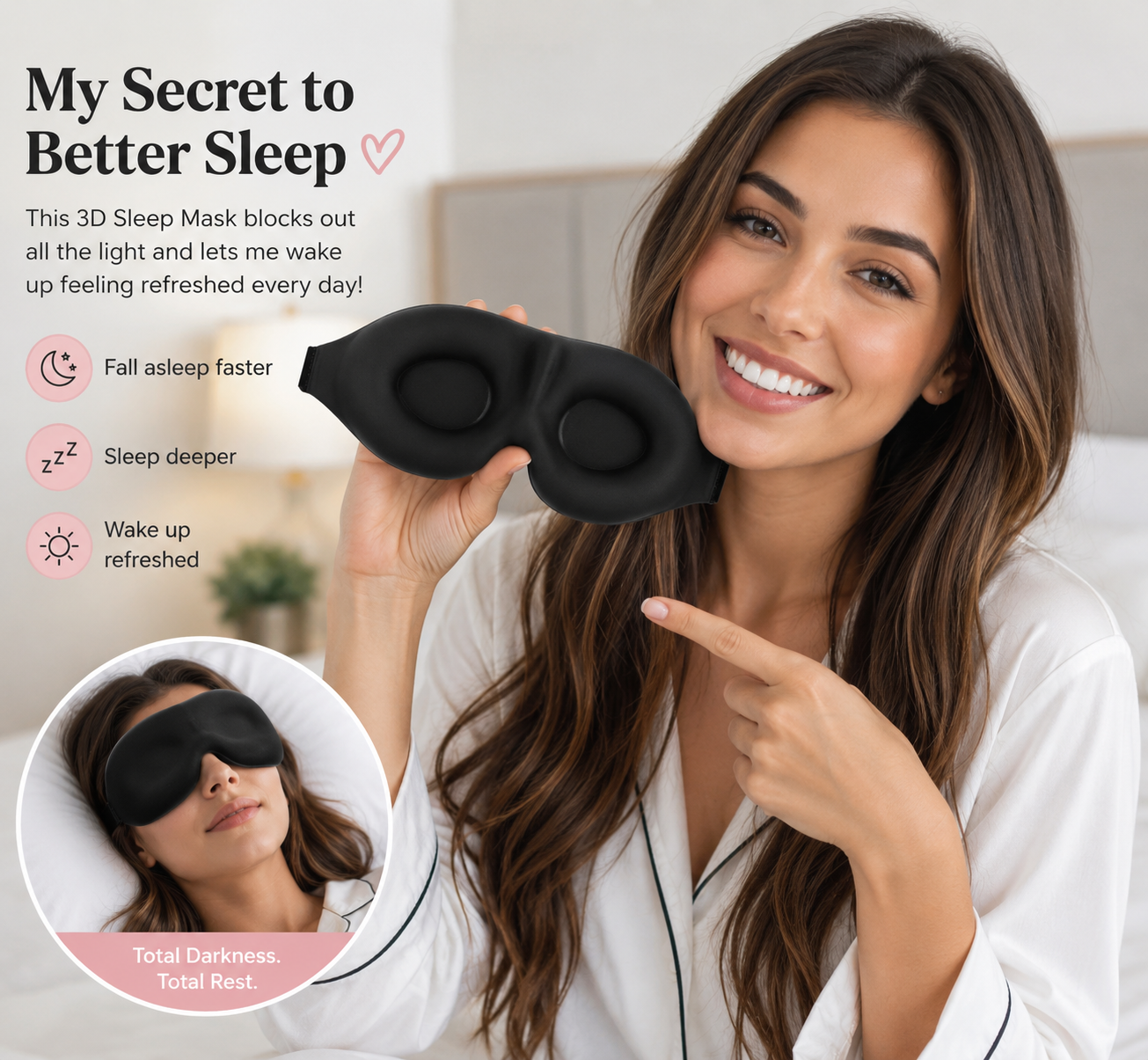 Ovelle Blackout Sleep Mask